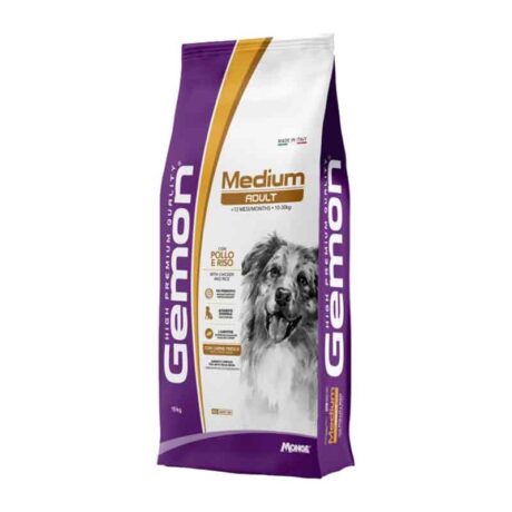 Gemon Medium Adult Ξηρά Τροφή για Σκύλους με Κοτόπουλο 15kg