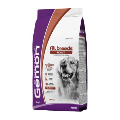 Gemon All Breeds Adult Ξηρά Τροφή για Σκύλους με Αρνί & Ρύζι 3kg