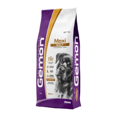 Gemon Adult Maxi Ξηρά Τροφή για Σκύλους με Κοτόπουλο & Ρύζι 15kg