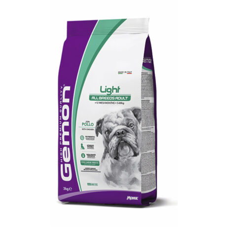Gemon Dog Adult All Breeds Light Chicken Ξηρά Τροφή Σκύλου με Κοτόπουλο 3kg