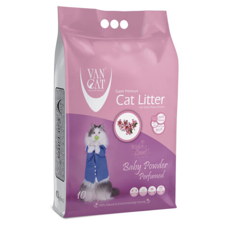 Van Cat Baby Powder Άμμος Υγιεινής Γάτας 10kg