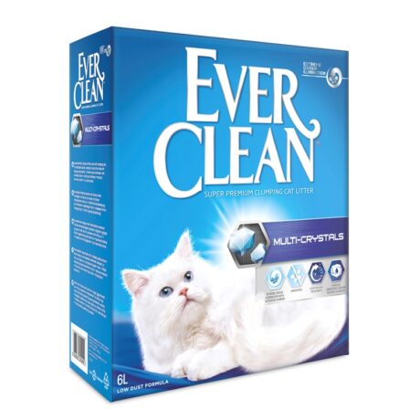 Ever Clean Multi Crystal Άμμος Υγιεινής Γάτας Χωρίς Άρωμα 10lt