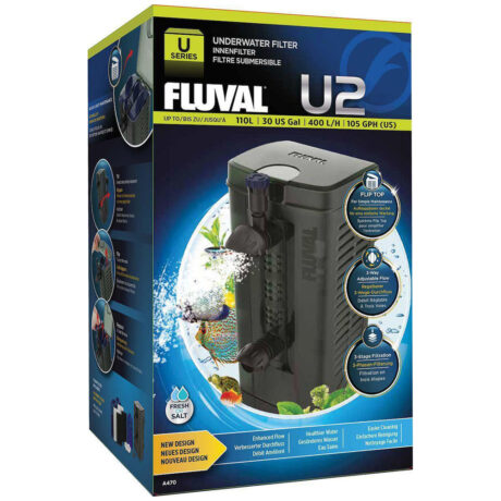 Fluval U2 Φίλτρο Ενυδρείου με Απόδοση 400lt/h