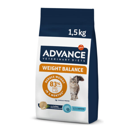 Advance Diet Cat Weight Balance Κλινική Ξηρά Τροφή Γάτας με Πουλερικά 1.5kg