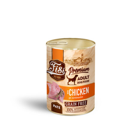Fisi Dog Adult Κοτόπουλο Πατέ 400gr