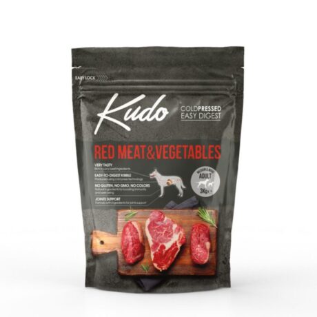 Kudo Adult Medium & Maxi Red Meat & Vegetables Ξηρά Τροφή Σκύλου με Βοδινό & Χοιρινό 3kg