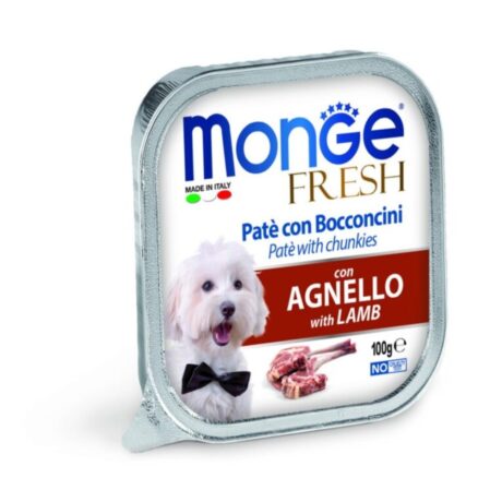 Monge Adult Κονσέρβα Σκύλου με Αρνί 100gr