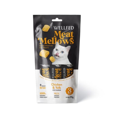 Wellfed Λιχουδιά Γάτας Ρολάκια με Γέμιση Κοτόπουλο 30gr