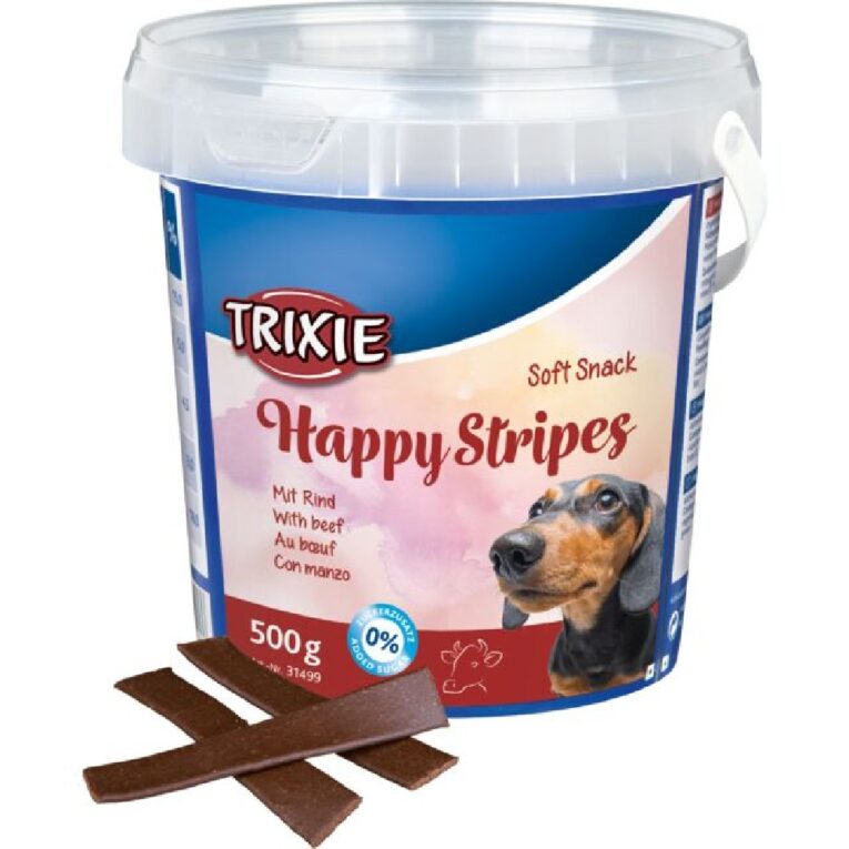 PETHELLAS_Λιχουδιά για σκύλο SOFT SNACK HAPPY STRIPES 500gr
