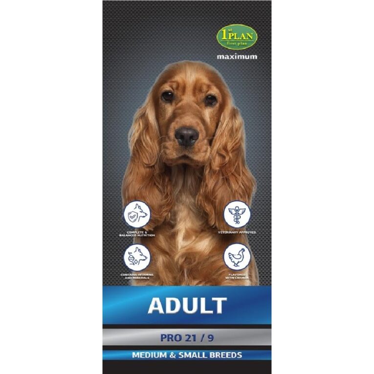 PETHELLAS_Ξηρά τροφή σκύλου συντήρησης ψιλός κόκκος First plan 20kg 21-9