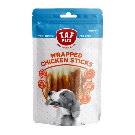 Taf Pets Λιχουδιά Σκύλου Τυλιχτοί Ράβδοι Κοτόπουλου 75gr