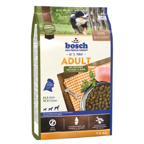 Bosch Adult Fresh Poultry & Millet Ξηρά Τροφή Σκύλου 3kg