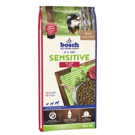 Bosch Sensitive Lamb & Rice Ξηρά Τροφή Σκύλου 15kg