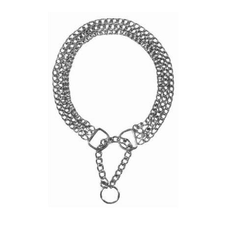 Trixie Περιλαίμιο Πνίχτης με Τριπλή Αλυσίδα XLarge 65cm/2.5mm