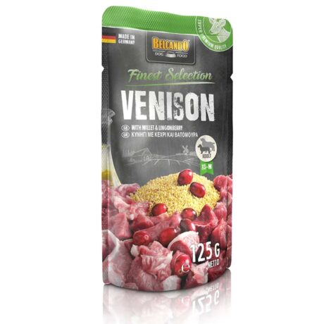 Belcando Finest Selection Wild Υγρή Τροφή Σκύλου με Κυνήγι & Βατόμουρα σε Φακελάκι 125gr
