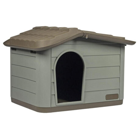Bergamo Princess Πλαστικό Πράσινο Σπίτι Σκύλου 60x50x41cm