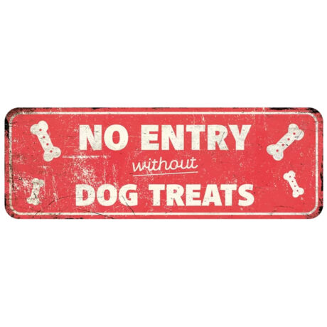 D&Amp;D Προειδοποιητική Πινακίδα No Entry Αγγλικό Κόκκινο 40X13X0.3Cm