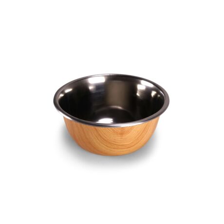 Vadigran Selecta Woodlook Stainless Steel Μπολ Φαγητού & Νερού 450ml