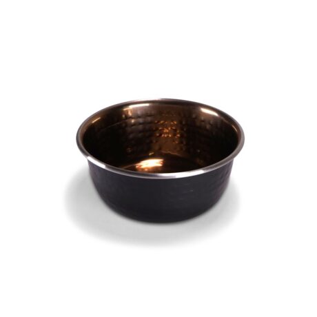 Vadigran Selecta Black & Hammered Copper Μπολ Φαγητού & Νερού 950lt