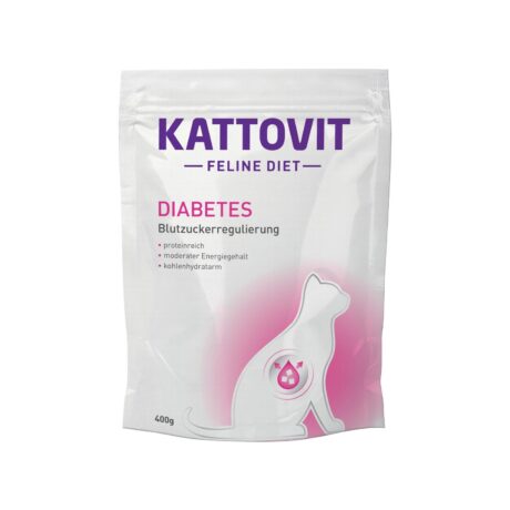 Kattovit Diabetes Ξηρά Τροφή Γάτας με Ψάρι & Καλαμπόκι 400gr