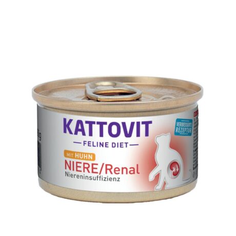 Kattovit Renal Chicken Κλινική Κονσέρβα Γάτας με Κοτόπουλο 85gr