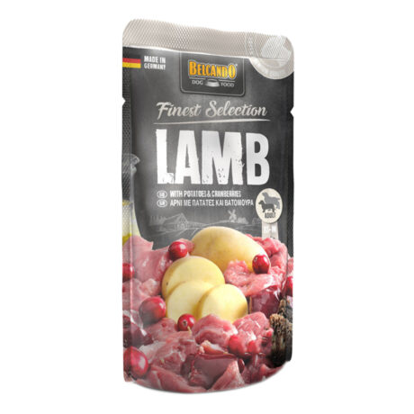 Belcando Finest Selection Υγρή Τροφή Σκύλου με Αρνί, Βατόμουρα και Πατάτες σε Φακελάκι 300gr