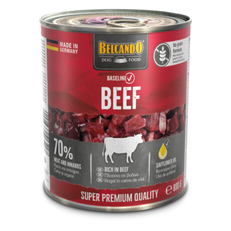 Belcando Baseline Υγρή Τροφή Σκύλου με Μοσχάρι, Βοδινό και Κρέας Χωρίς Σιτηρά σε Κονσέρβα 800gr