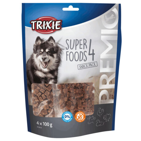 Trixie Premio 4 Superfoods Λιχουδιές Σκύλου με Αρνί,Κοτόπουλο,Πάπια & Σολομό 4x100gr