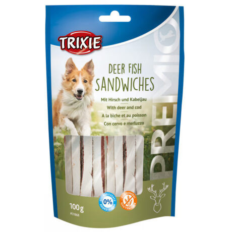 Trixie Premio Deer Fish Sandwiches Λιχουδιές με Ελάφι & Ψάρι 100gr