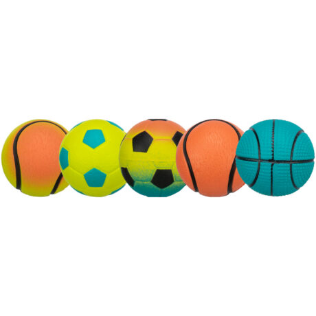 Trixie Μπαλάκια Ανάμικτα Neon Παιχνίδι Σκύλου 4.5εκ.