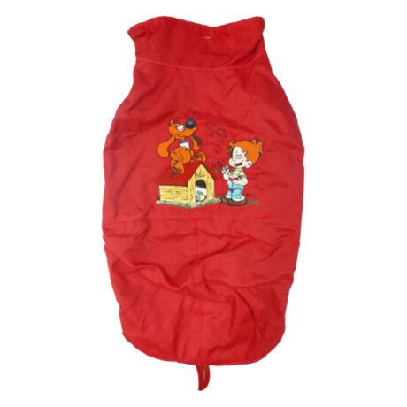 Karlie Αδιάβροχο Τζάκετ Σκύλου Κόκκινο με Σχέδιο 48cm