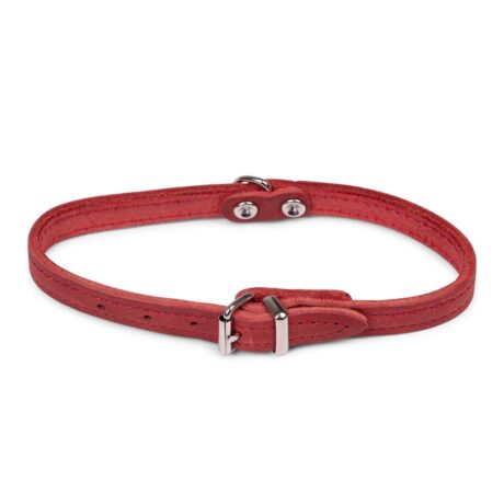 Vadigran Περιλαίμιο Δερμάτινο Κόκκινο XLarge 60cm/25mm