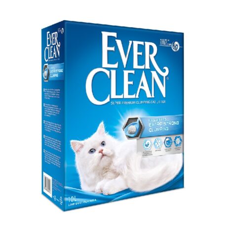 Ever Clean Extra Strong Clumping Άμμος Υγιεινής Γάτας Χωρίς Άρωμα 10lt