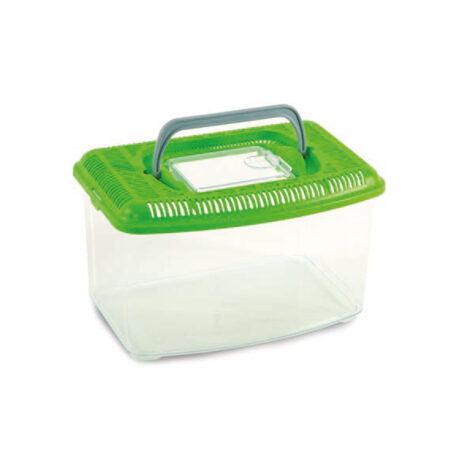 Domus Molinari Ενυδρείο Πλαστικό με Καπάκι Πράσινο 4.3lt 26x17x16cm