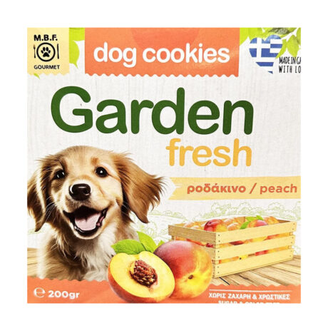 MBF Μπισκότα Σκύλου Garden Fresh Ροδάκινο 200gr
