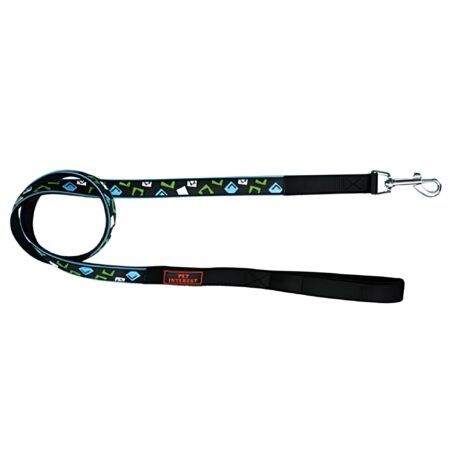 Pet Interest Οδηγός Square Line Μαύρο Small 1.5 x 120cm