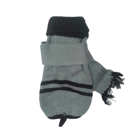 Jolly Πουλόβερ Σκύλου Γκρι με Κασκόλ 34cm
