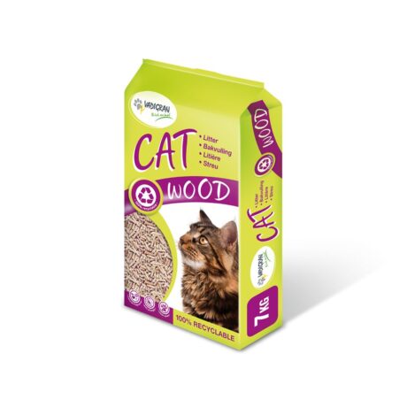 Vadigran Wood Άμμος Πέλλετ Γάτας 7kg/15lt