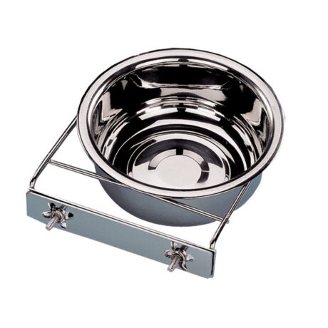 Vadigran Stainless Steel 2 Wing Nut Μπολ Φαγητού & Νερού Ø23cm 2.80lt