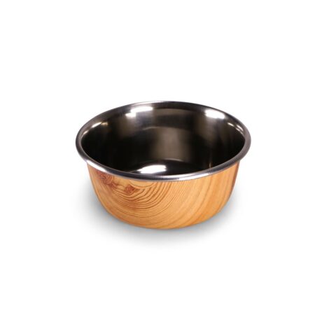 Vadigran Selecta Woodlook Stainless Steel Μπολ Φαγητού & Νερού 950ml
