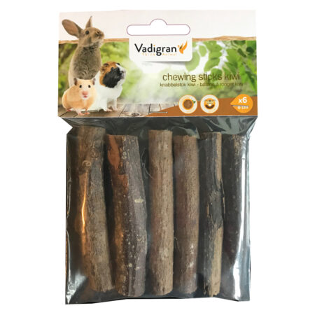 Vadigran Chewing Sticks Kiwi Στικς Ακτινίδιο για Τρωκτικά 6τμχ 8cm