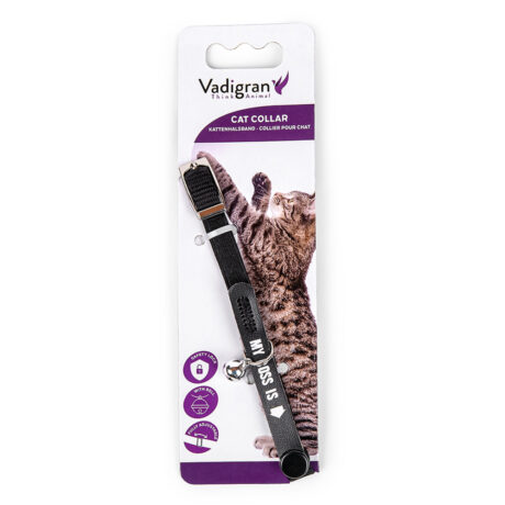 Vadigran My Boss Κολάρο Γάτας Μαύρο 30cm/10mm