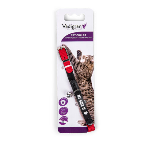 Vadigran My Boss Reflect Κολάρο Γάτας Κόκκινο 30cm/10mm