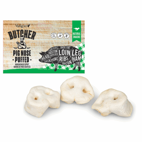 Vadigran Butcher Natural Χοιρινές Μύτες Λιχουδιές Σκύλου 40gr