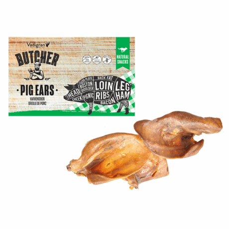 Vadigran Butcher Natural Χοιρινά Αυτιά Λιχουδιά Σκύλου 40gr Χύμα