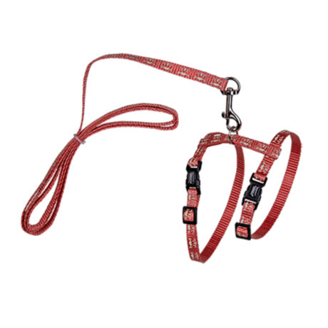 Vadigran Glow Up Σαμαράκι & Λουρί Γάτας Ροζ 22-32cm/120cm