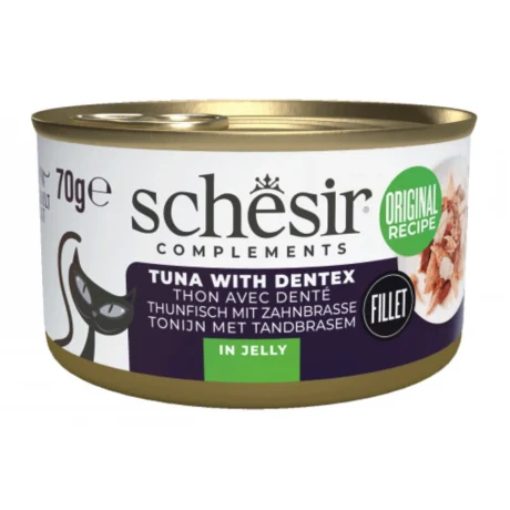 Schesir Cat Jelly Τόνος Με Συναγρίδα 70gr