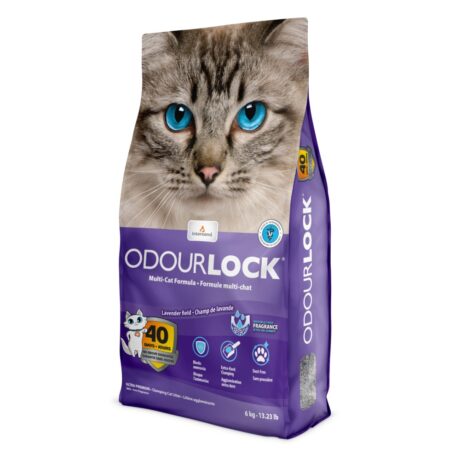 Intersand Odourlock Lavender Cat Litter Άμμος Υγιεινής Γάτας Λεβάντα 6kg
