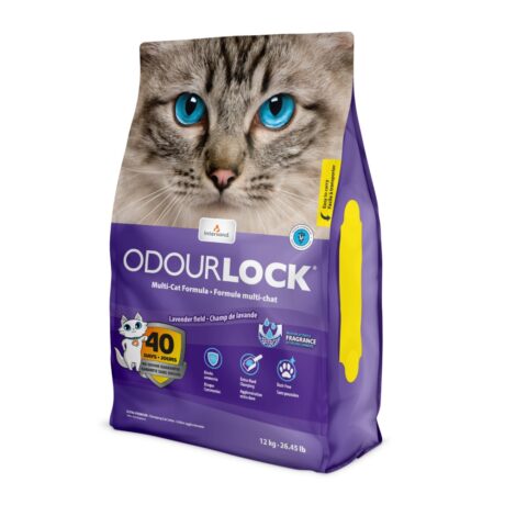 Intersand Odourlock Lavender Cat Litter Άμμος Υγιεινής Γάτας Λεβάντα 12kg