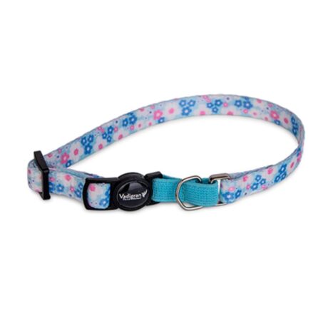 Vadigran Cat Collar White/Purple Flowers Κολάρο Γάτας 20-30cm/10mm